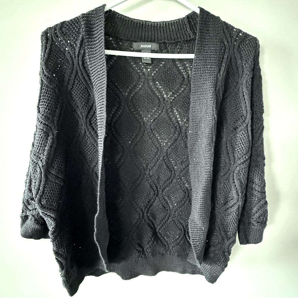 Luxury grey cocoon cardigan